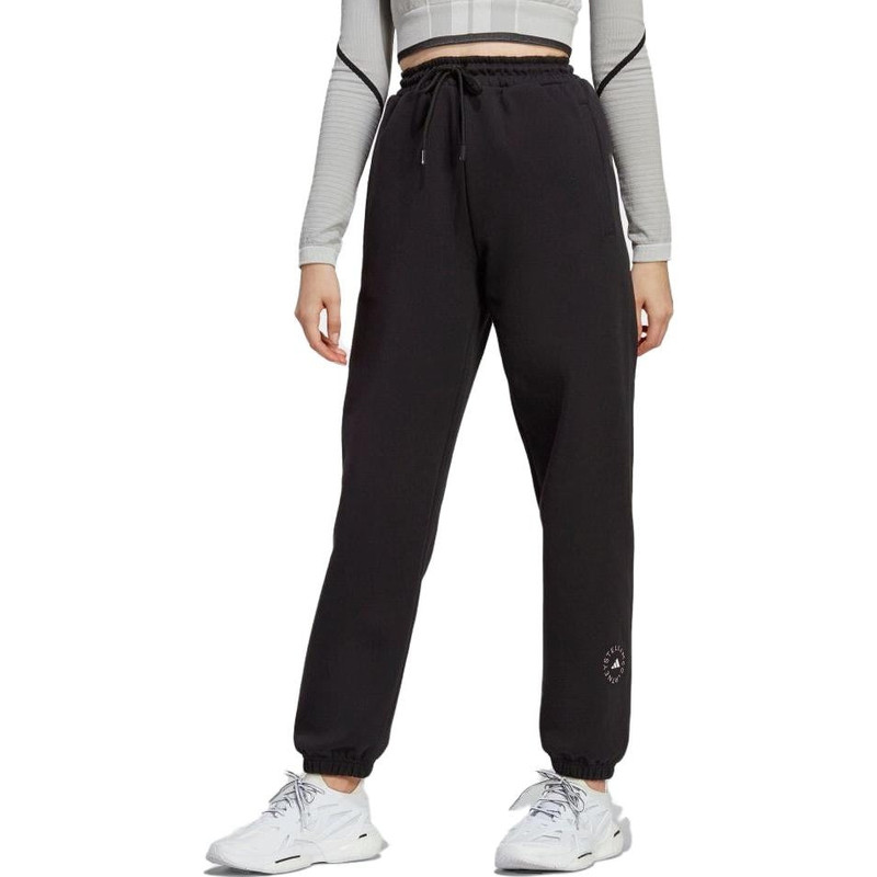 (WMNS) adidas By Stella McCartney Sweatpants 'Black' HR2208 3