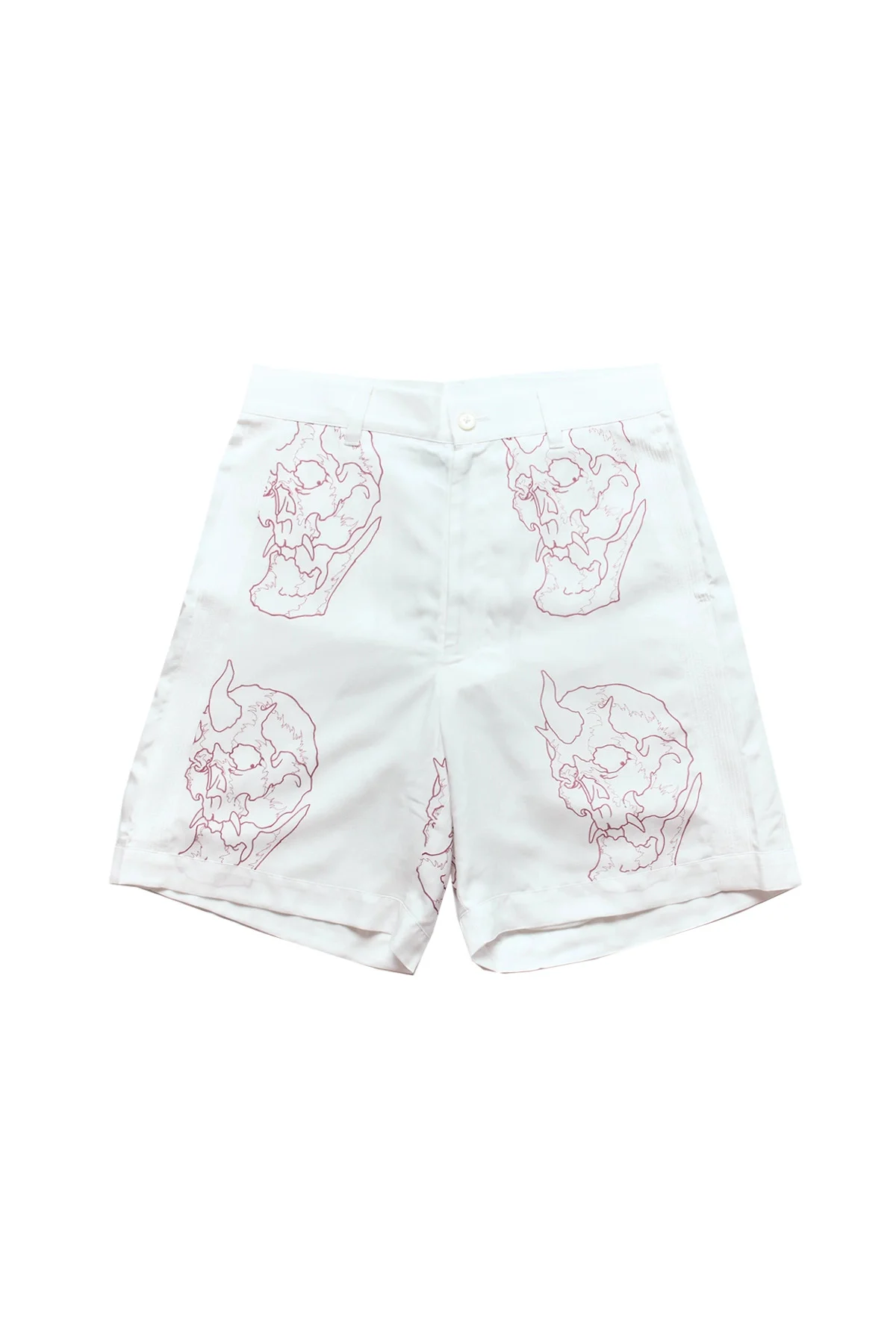 Wacko Maria 56 Tattoo Studio Cuba Shorts White - 1