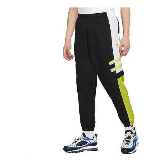 Men's Nike Breathable Lacing Casual Sports Pants/Trousers/Joggers Black CJ4926-010 - 1