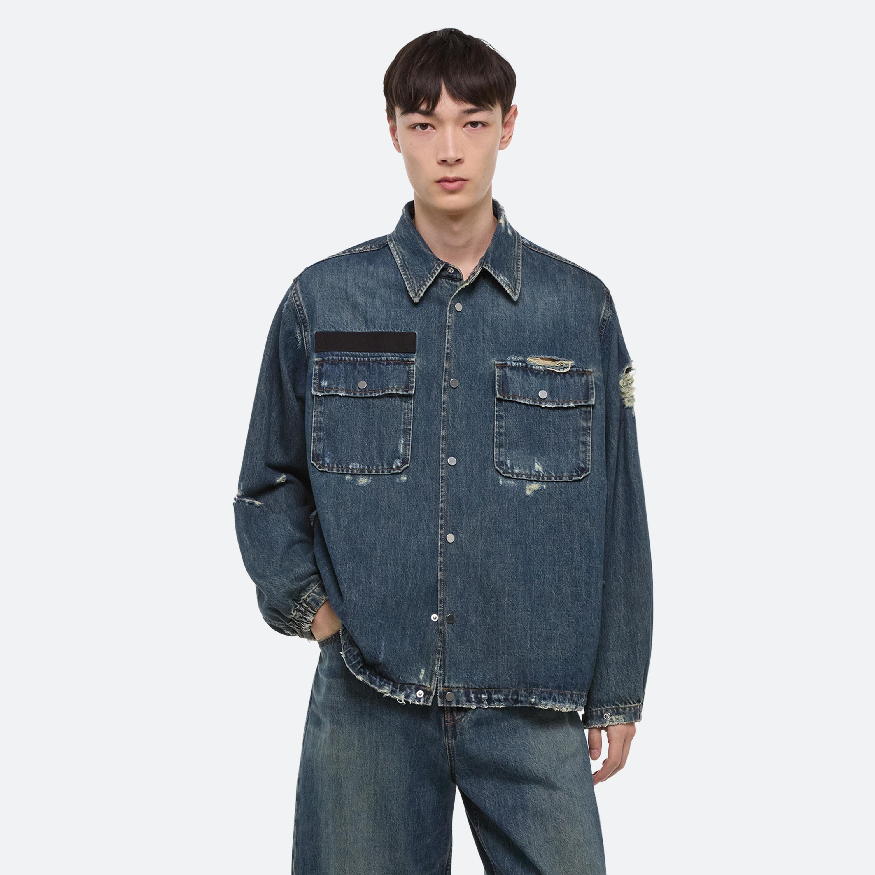 DENIM UNIFORM SHIRT - 8