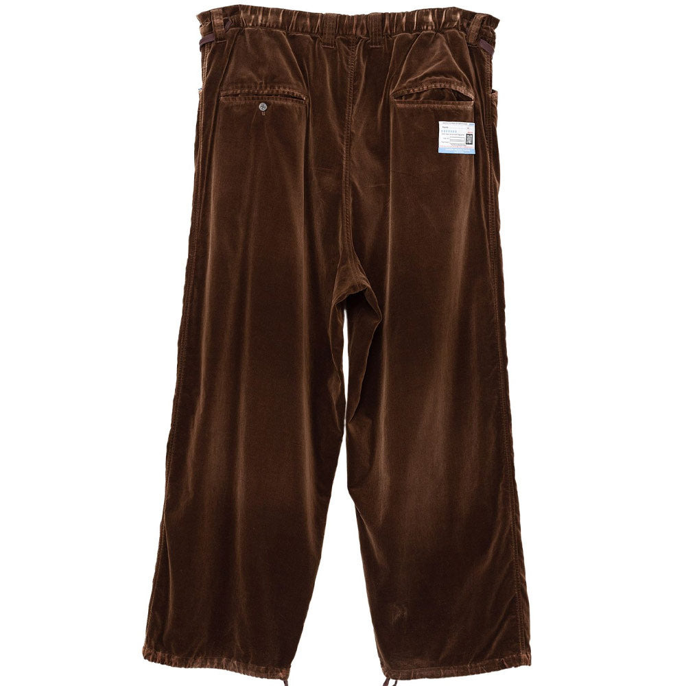 Maison MIHARA YASUHIRO | Cotton Velveteen Trousers 'Brown' - 3