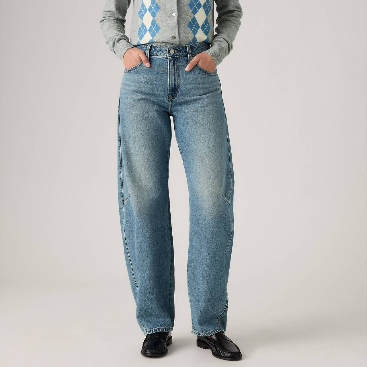 BAGGY DAD BARREL WOMEN'S JEANS - 3