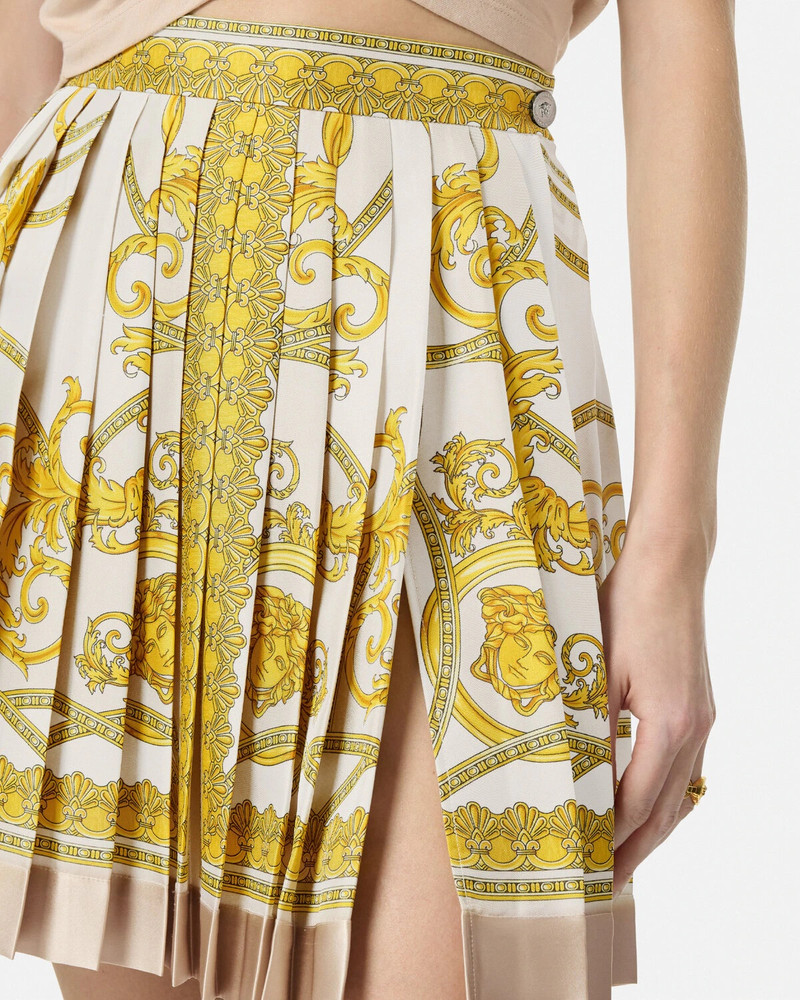 La Coupe des Dieux Silk Pleated Skirt 3