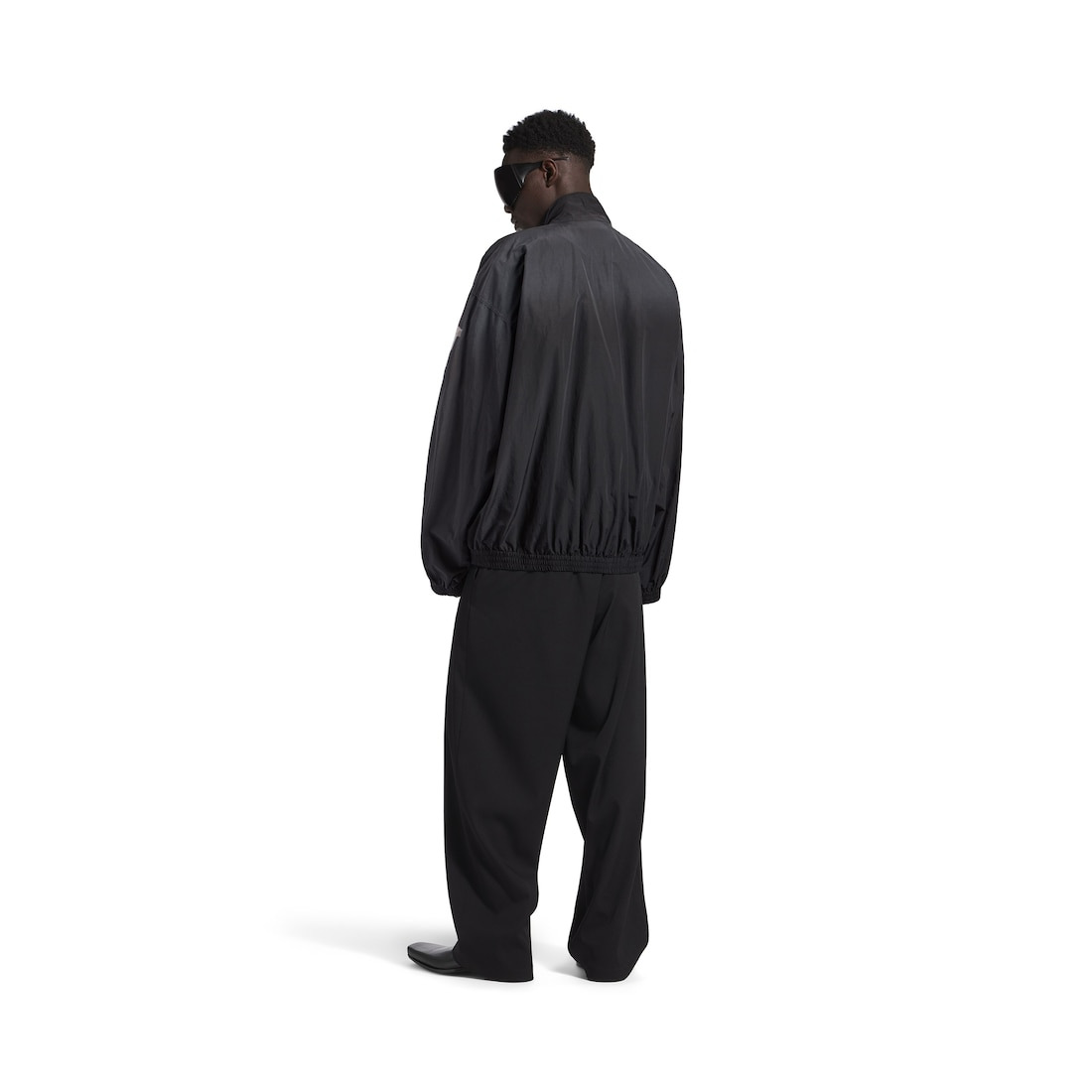 Men's Tracksuit Jacket Medium Fit in Black - 4