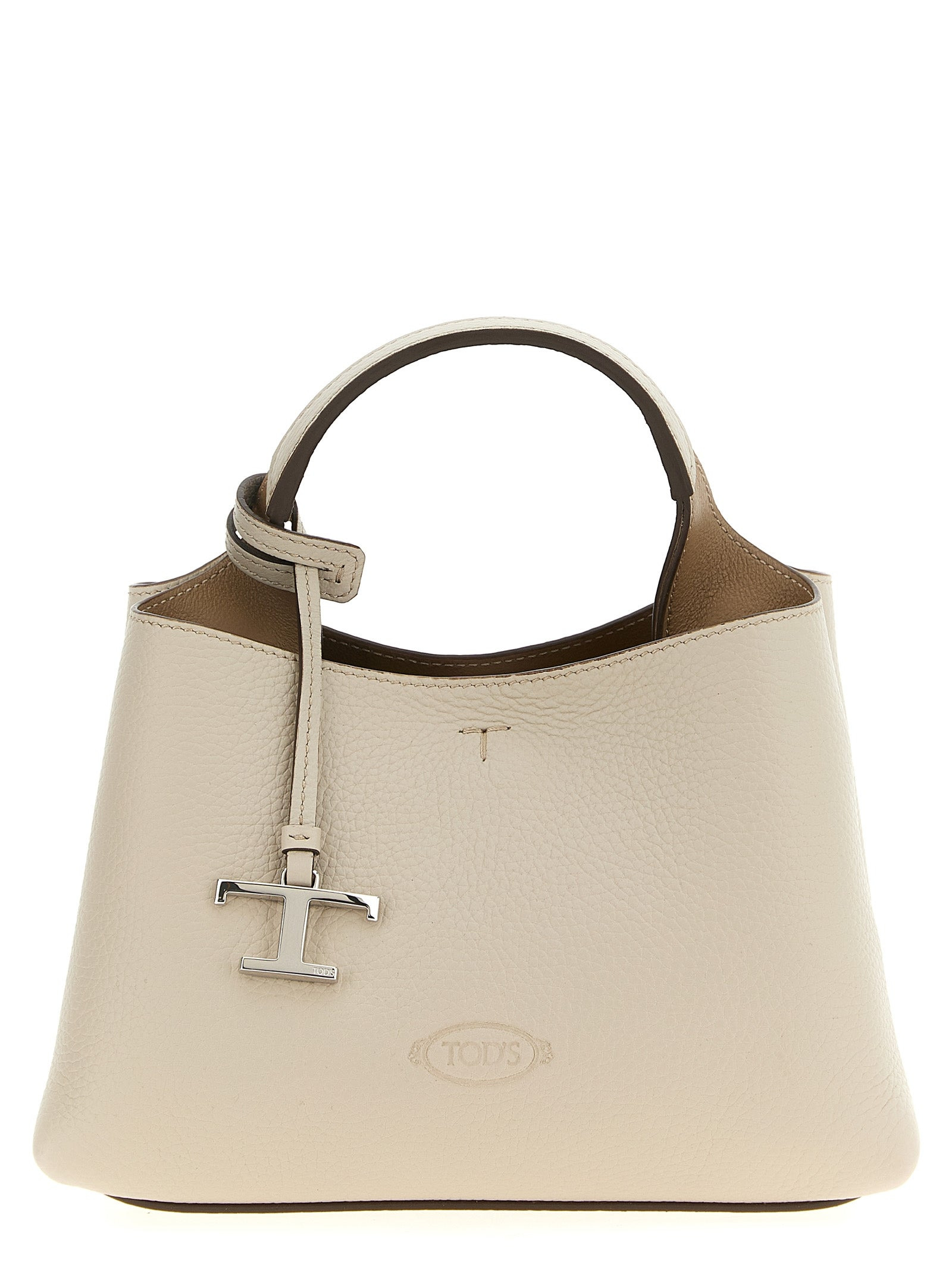 Micro Leather Handbag Crossbody Bags Gray - 1