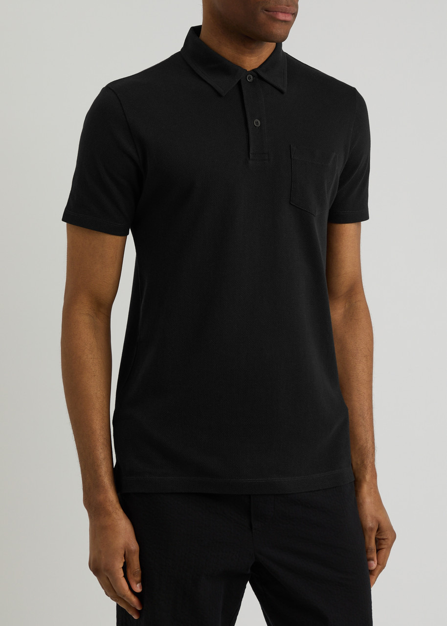 Riviera piqué cotton polo shirt - 7