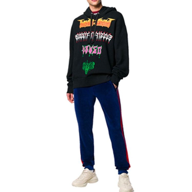 Men's Gucci Printing Cotton Black 475374-XJAKM-1082 - 4
