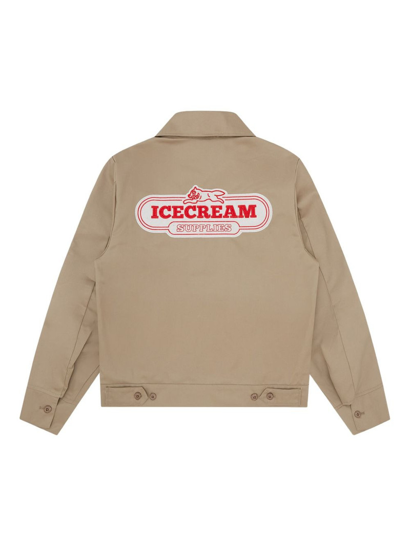 ICECREAM logo-patch zip-front jacket outlook