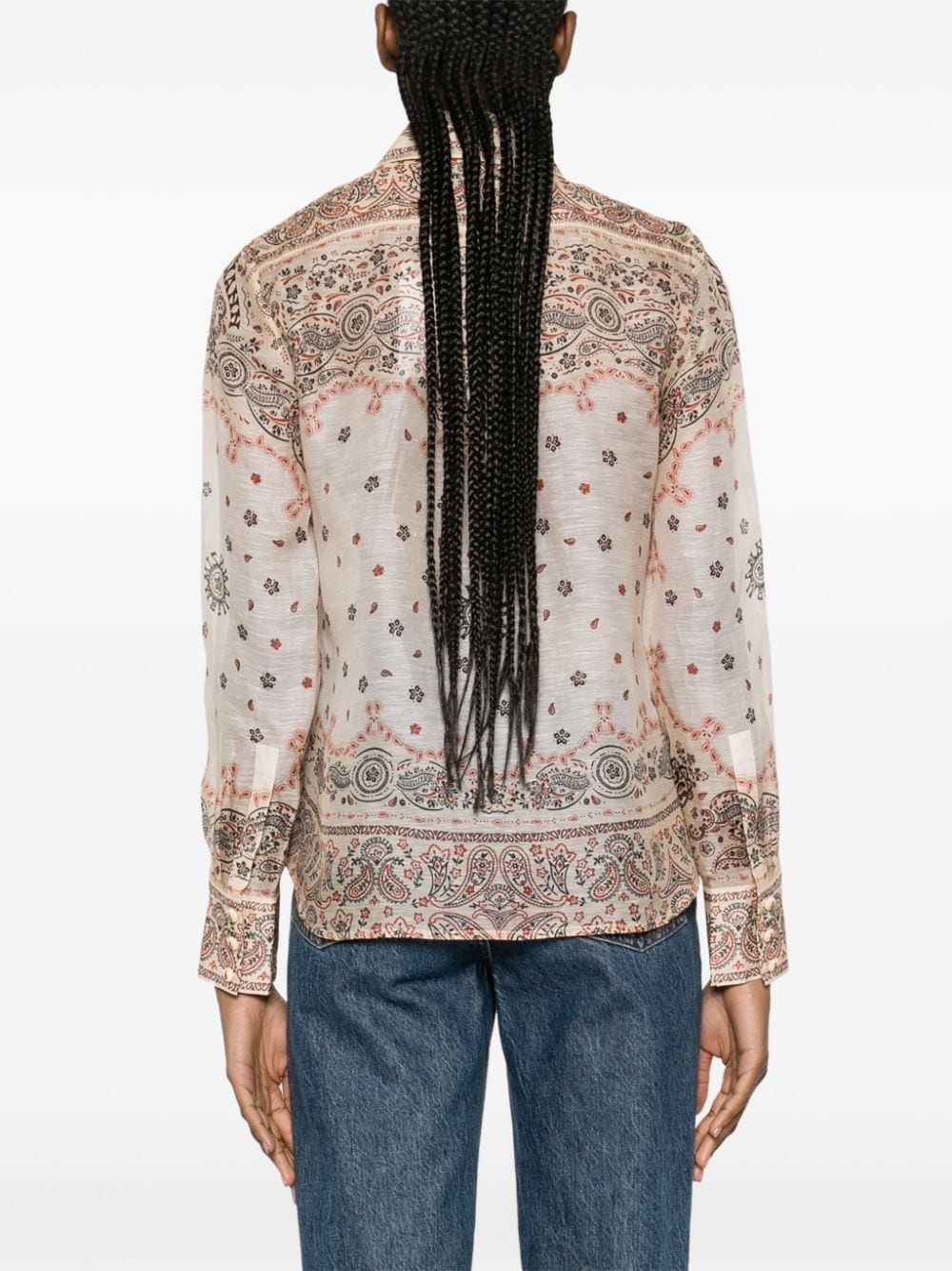 Matchmaker tie-neck blouse - 4