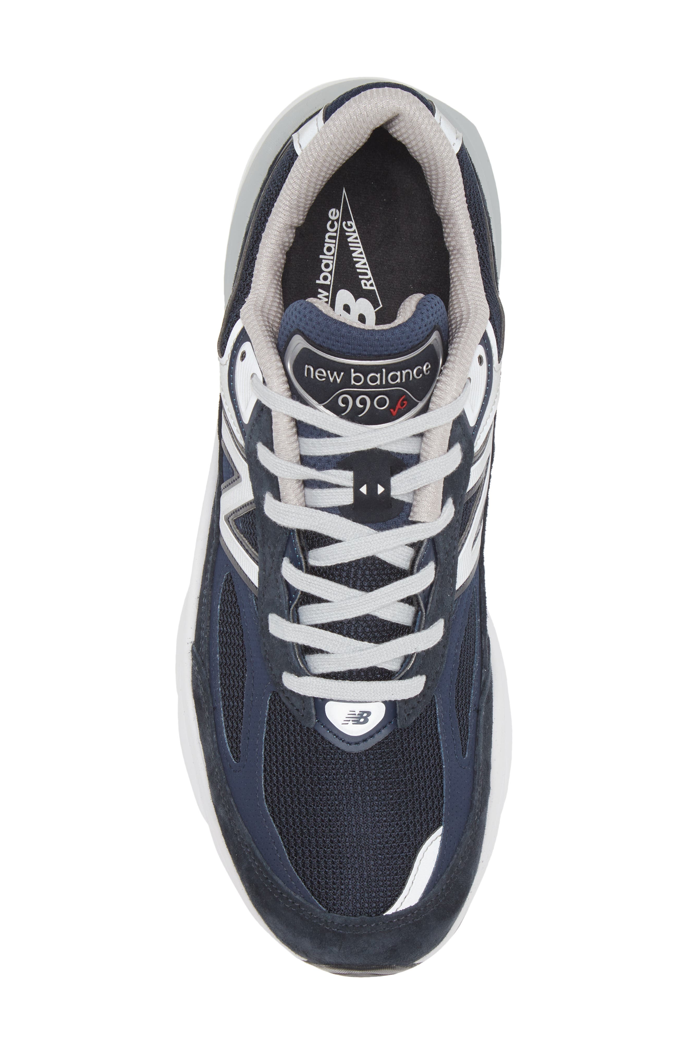 New Balance 990V6 Core Running Shoe in Navy/Navy at Nordstrom - 5