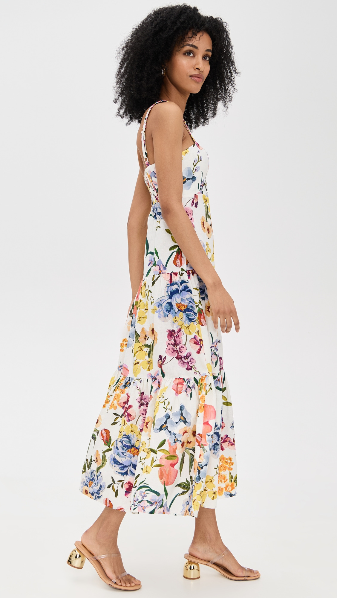 Greek Garden Sleeveless Maxi Dress - 3
