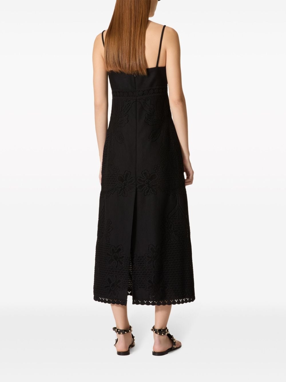 cotton midi dress - 4