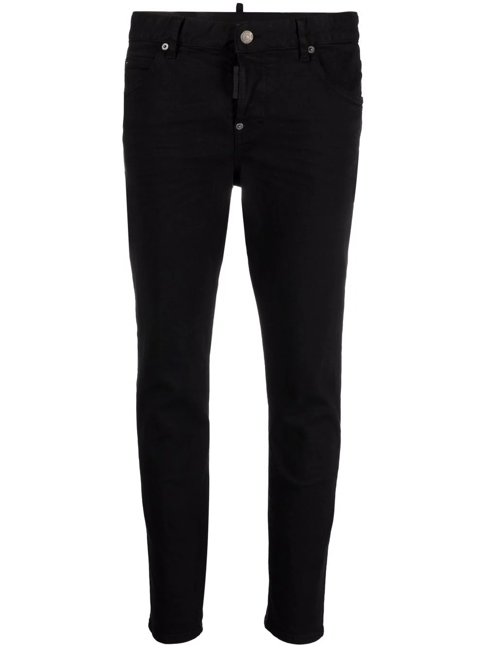 logo-patch denim jeans - 1