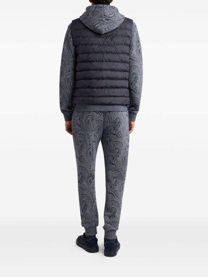 paisley-pattern padded gilet 3