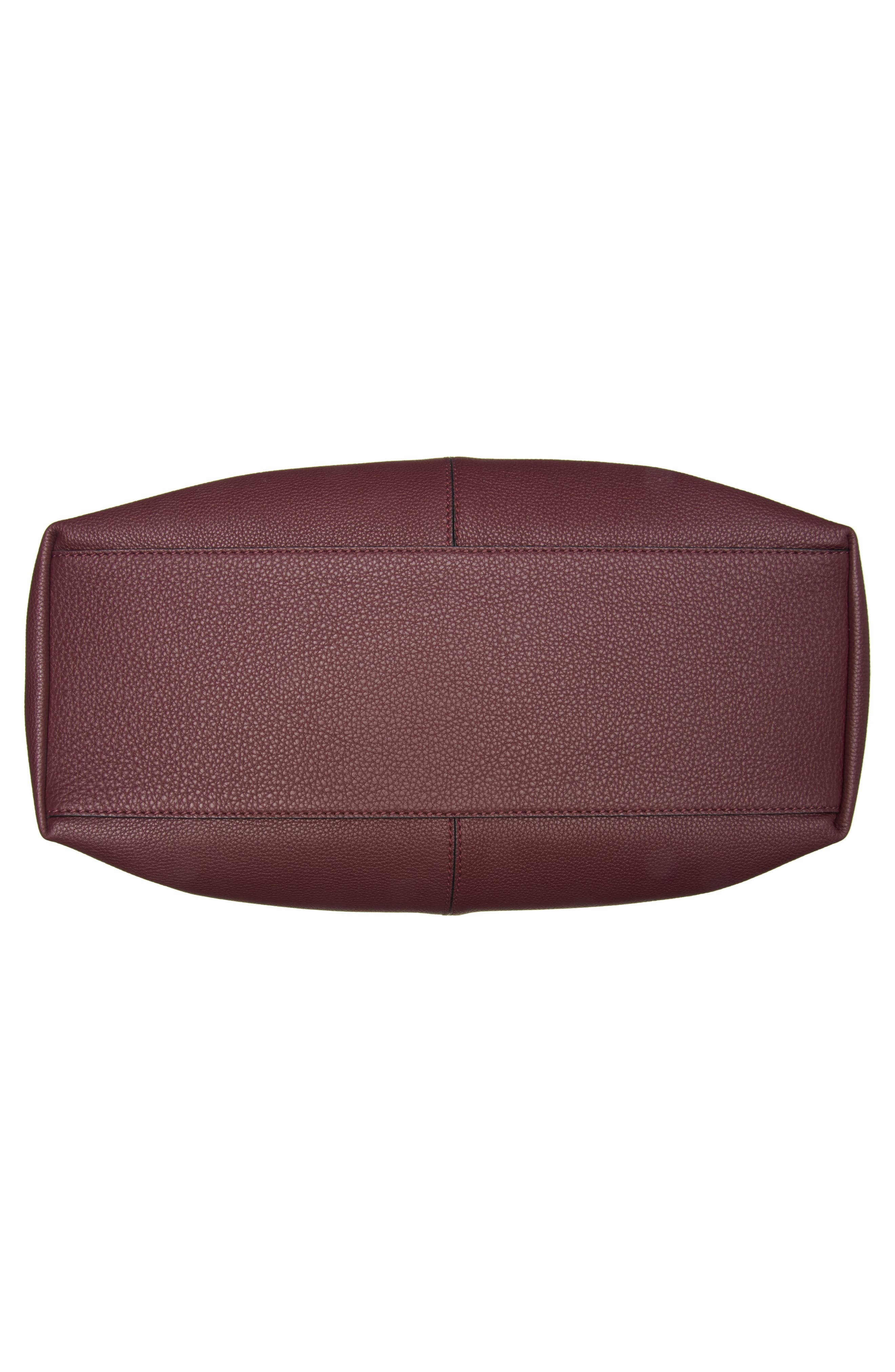 McQueen T-Bar Sling Hobo Bag in 6408 Cranberry/Silver at Nordstrom - 6