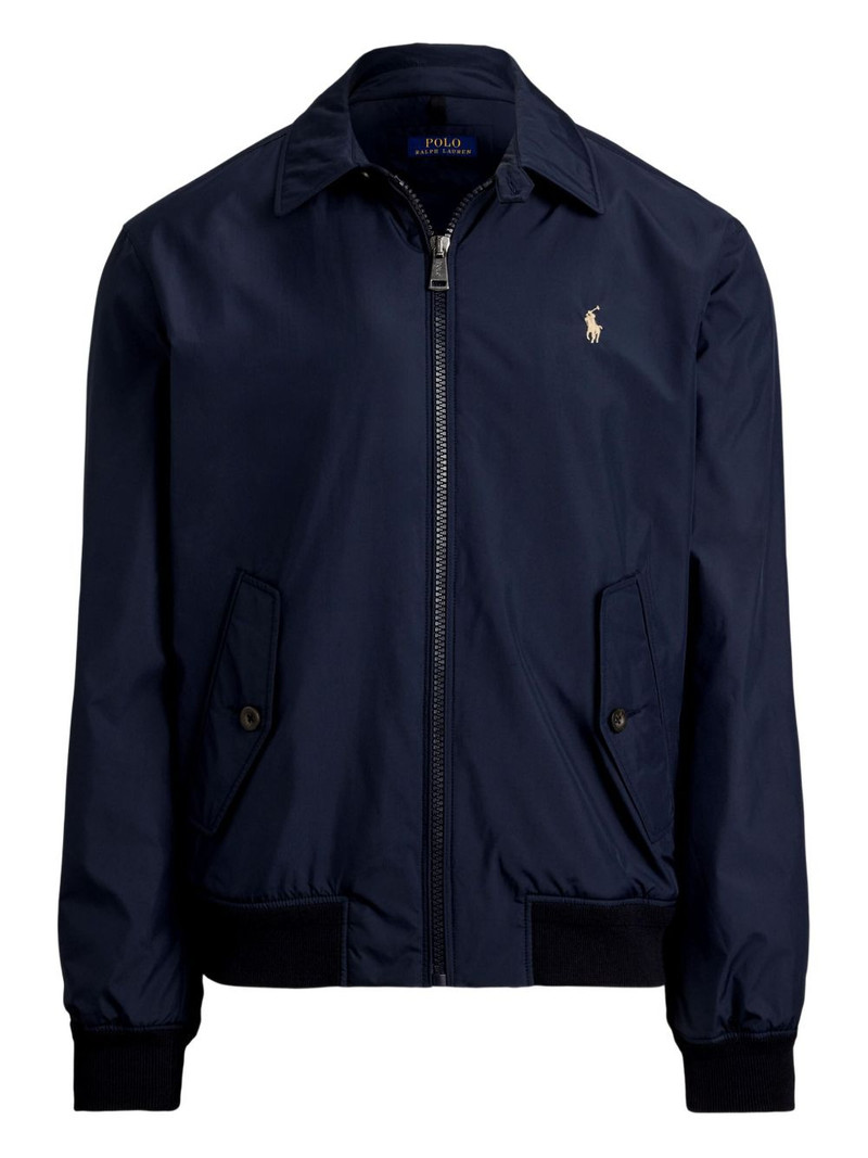zip-up logo-detail jacket 1