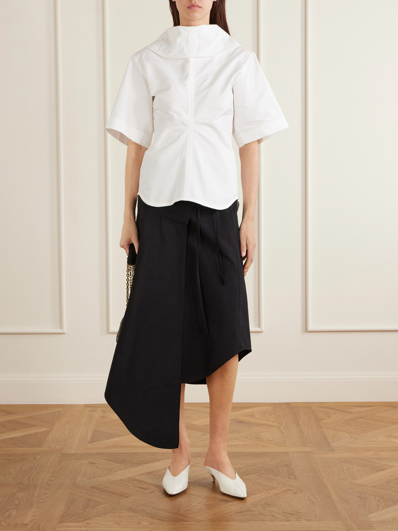 Bottega Veneta Cotton-mousseline Maxi Skirt outlook