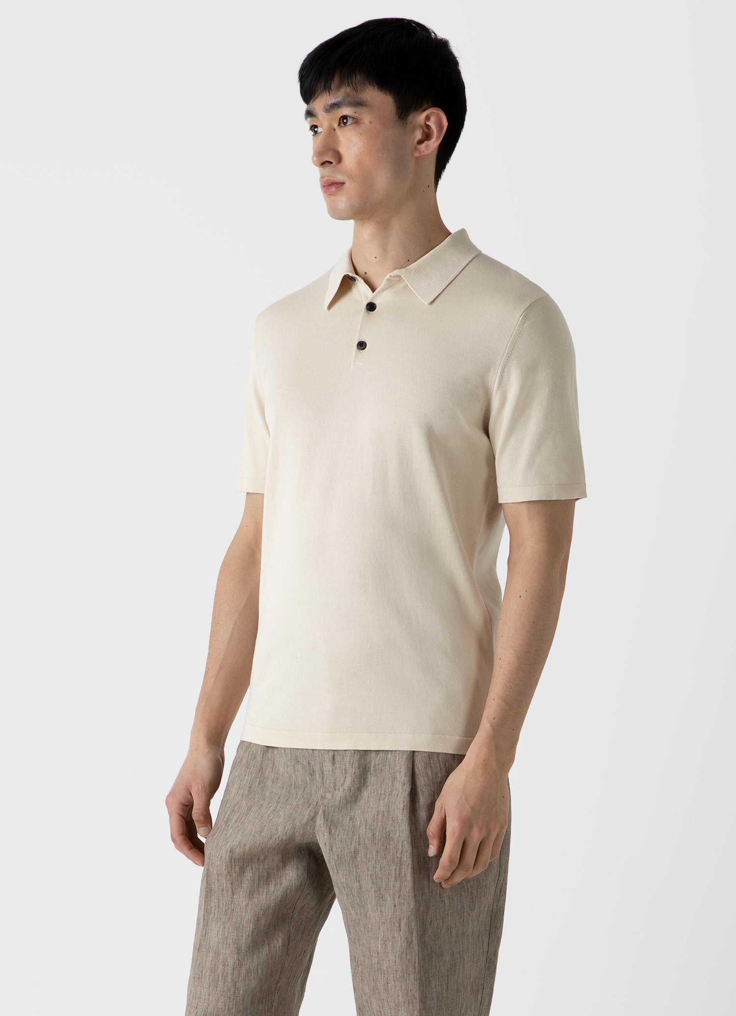 Sea Island Cotton Polo Shirt - 2