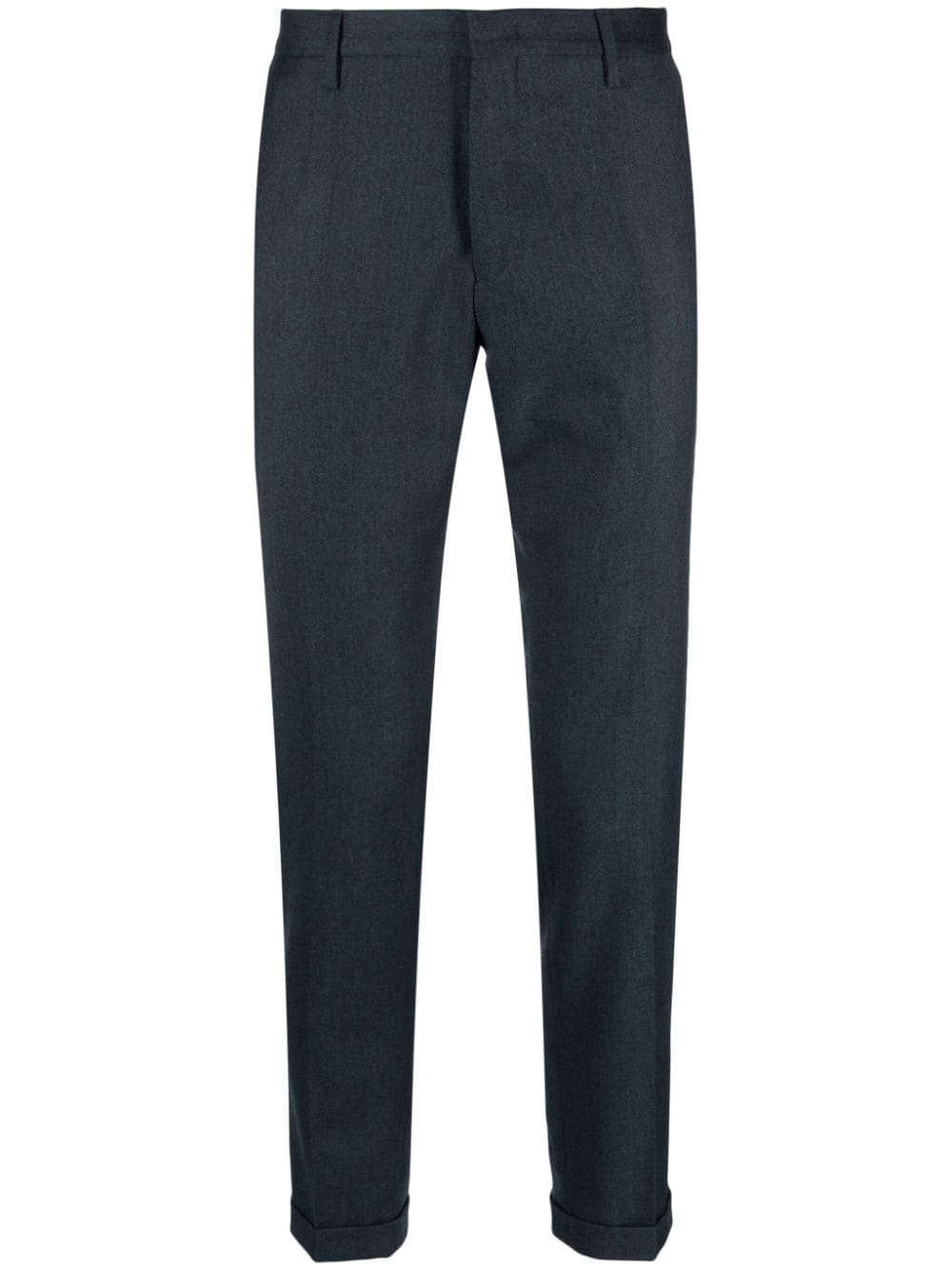 tapered-leg wool chinos - 1