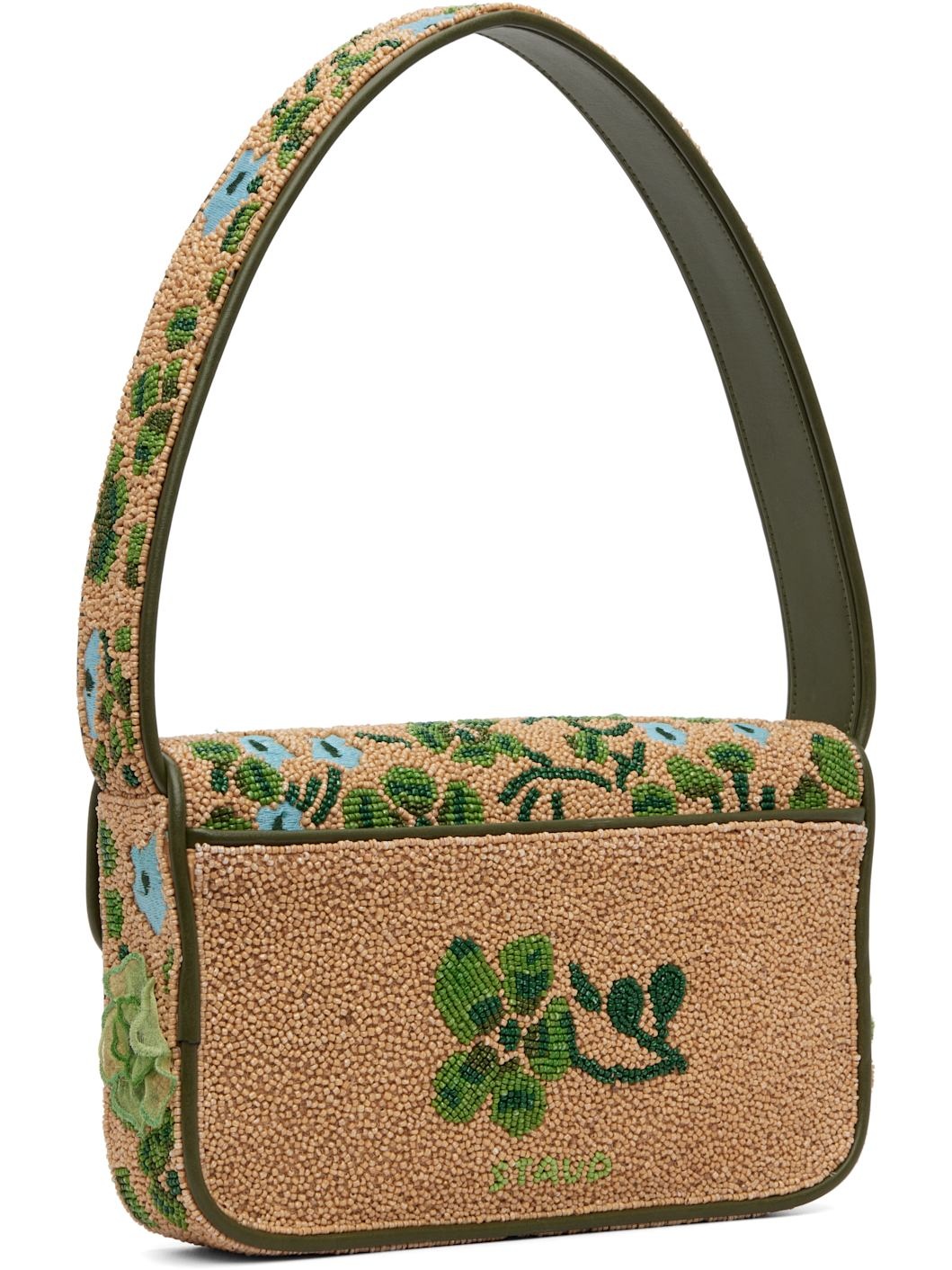 Tan Tommy Beaded Bag - 3