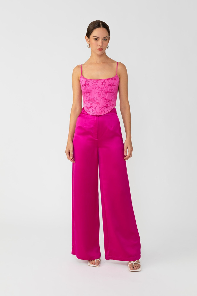 SAU LEE PADMA SATIN PANT outlook