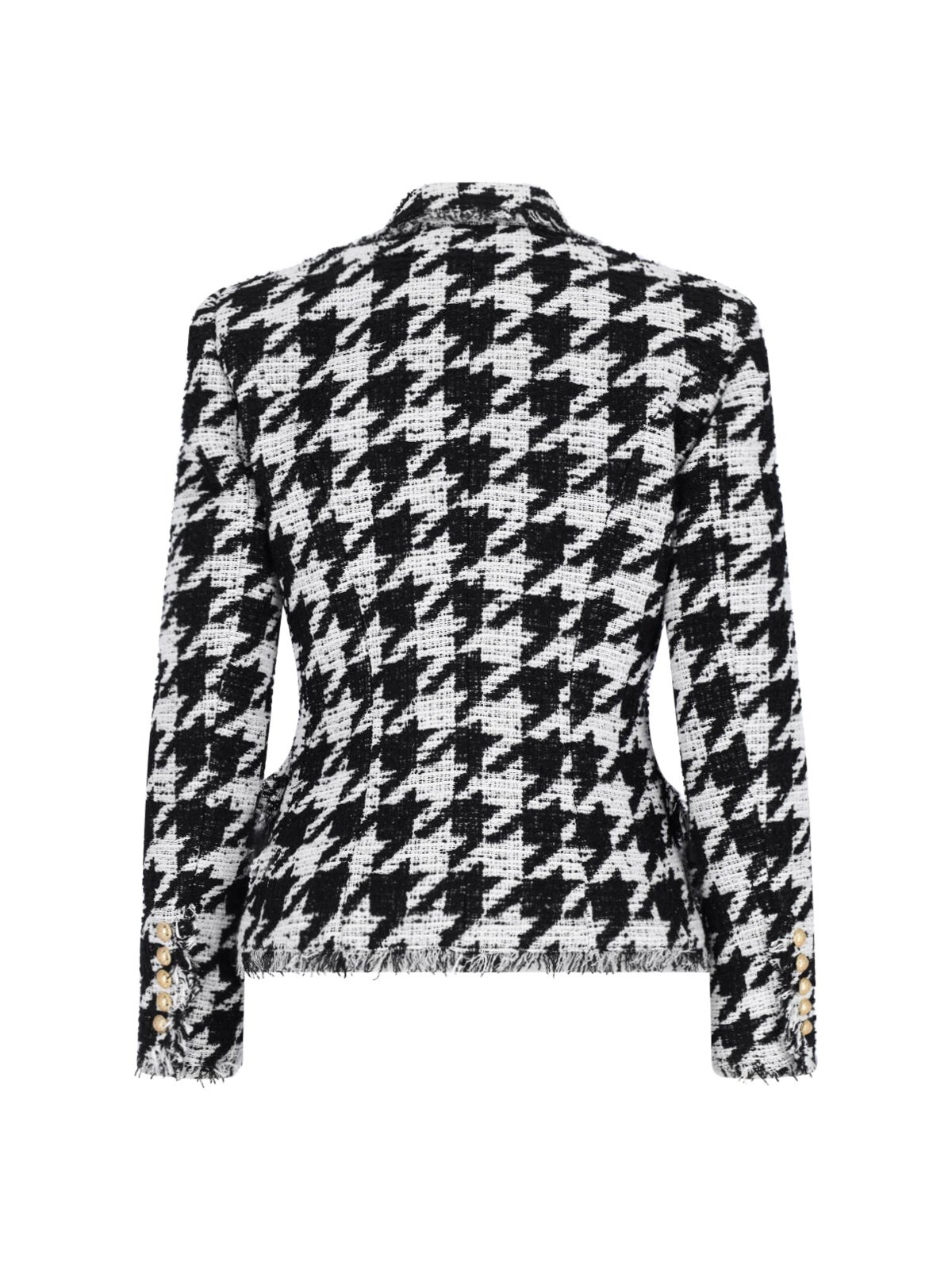 DOUBLE-BREASTED TWEED BLAZER - 2