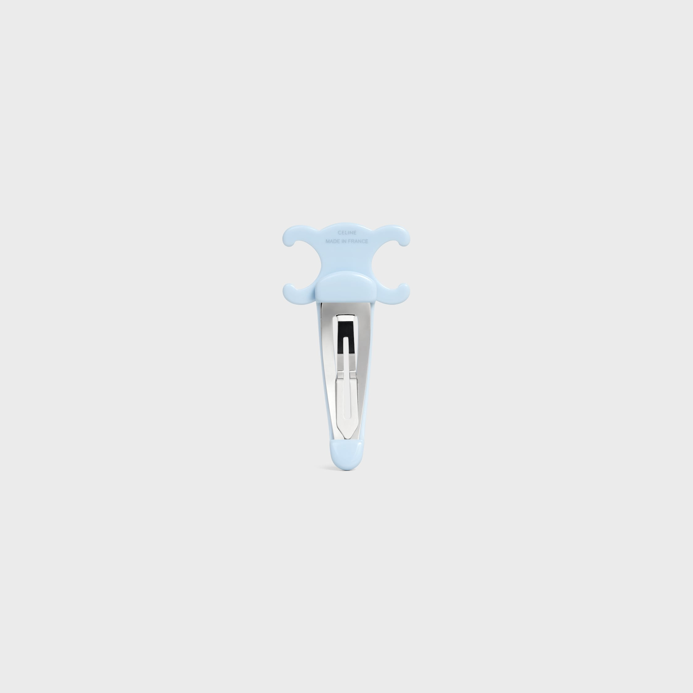Celine Large Snap Hair Clip in Acetate and Steel - 3