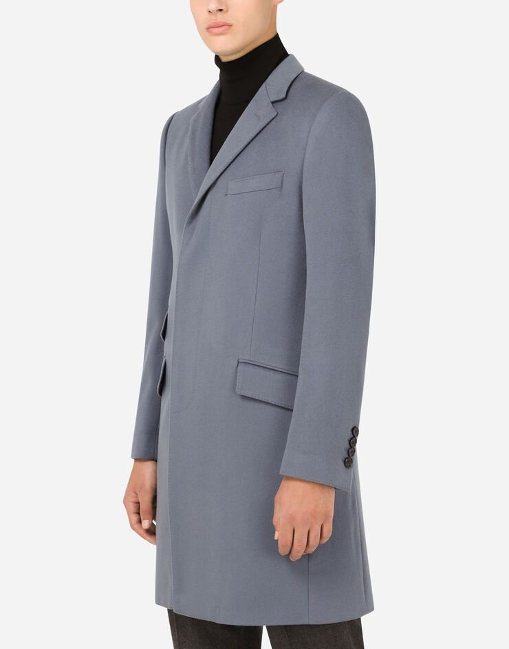 Double-breasted cashmere coat - 4