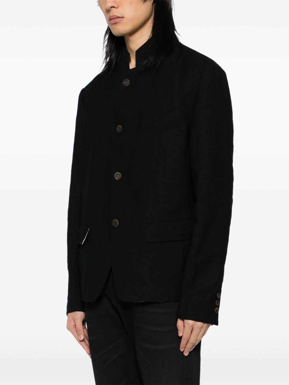 camp-collar shirt jacket - 3