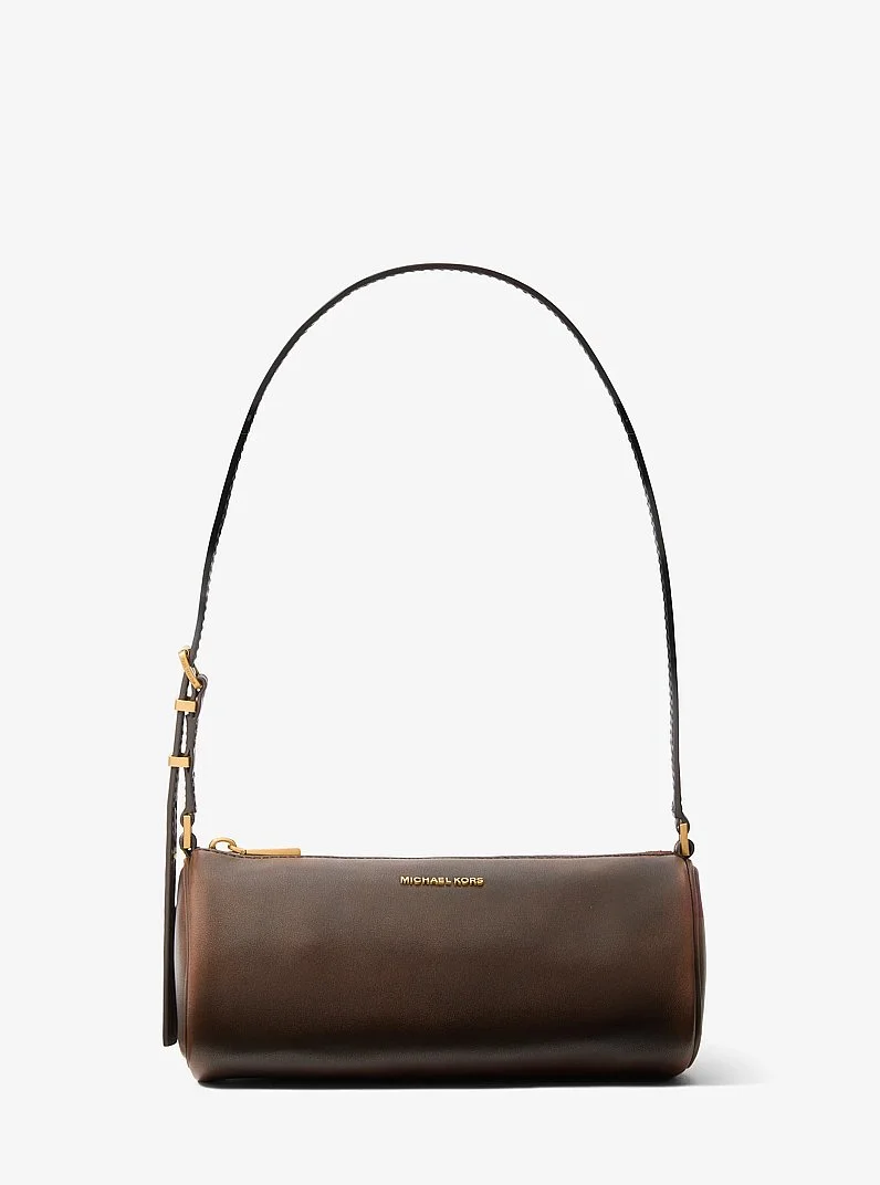 Izzy Small Leather Barrel Pochette - 1