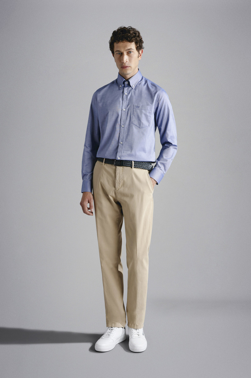 Paul & Shark STRETCH COTTON REGULAR CHINO TROUSERS outlook