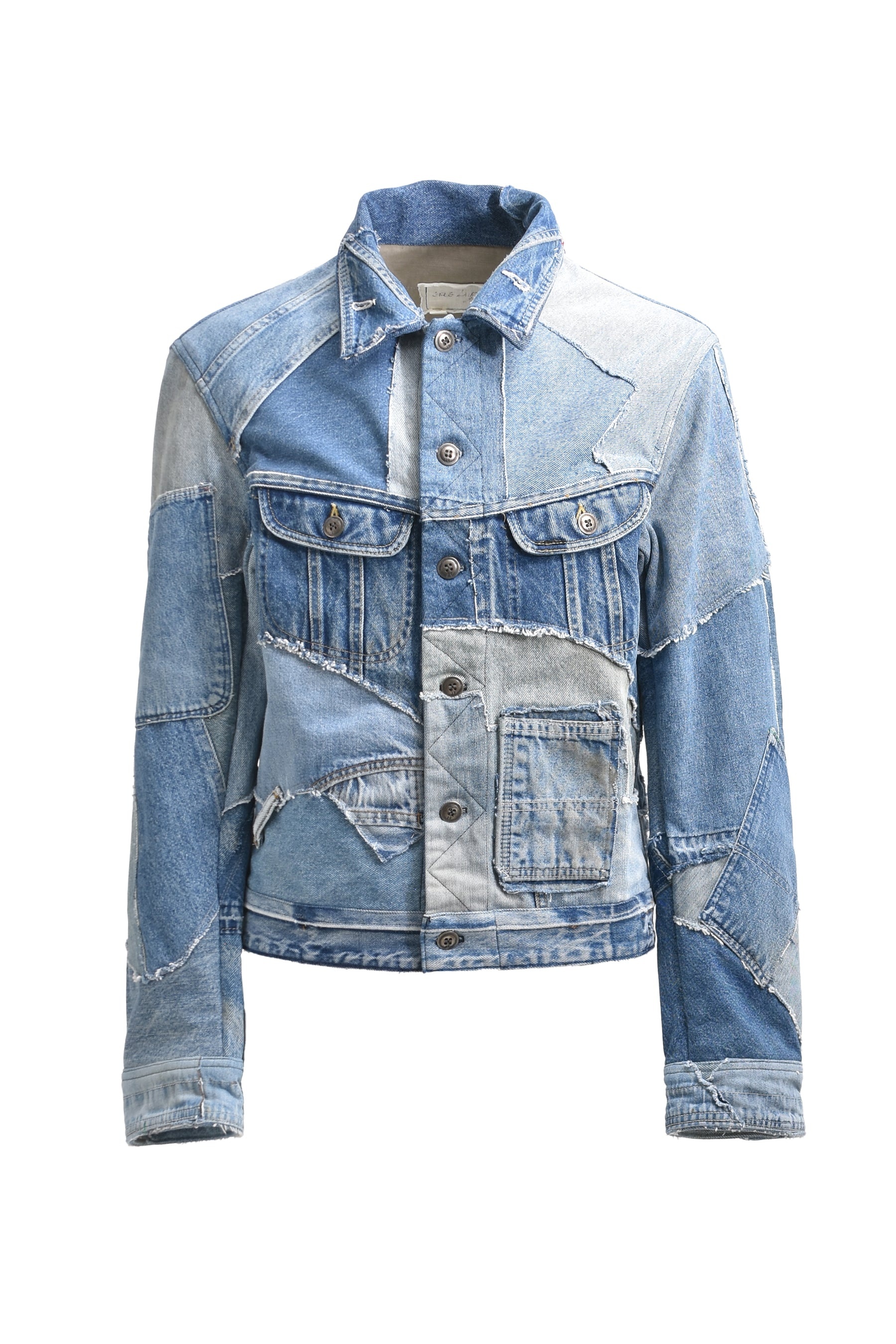 MIXED DENIM TRUCKER / DENIM BLU - 1