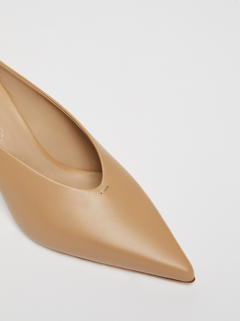 MMMULECALF Smooth leather mules 4