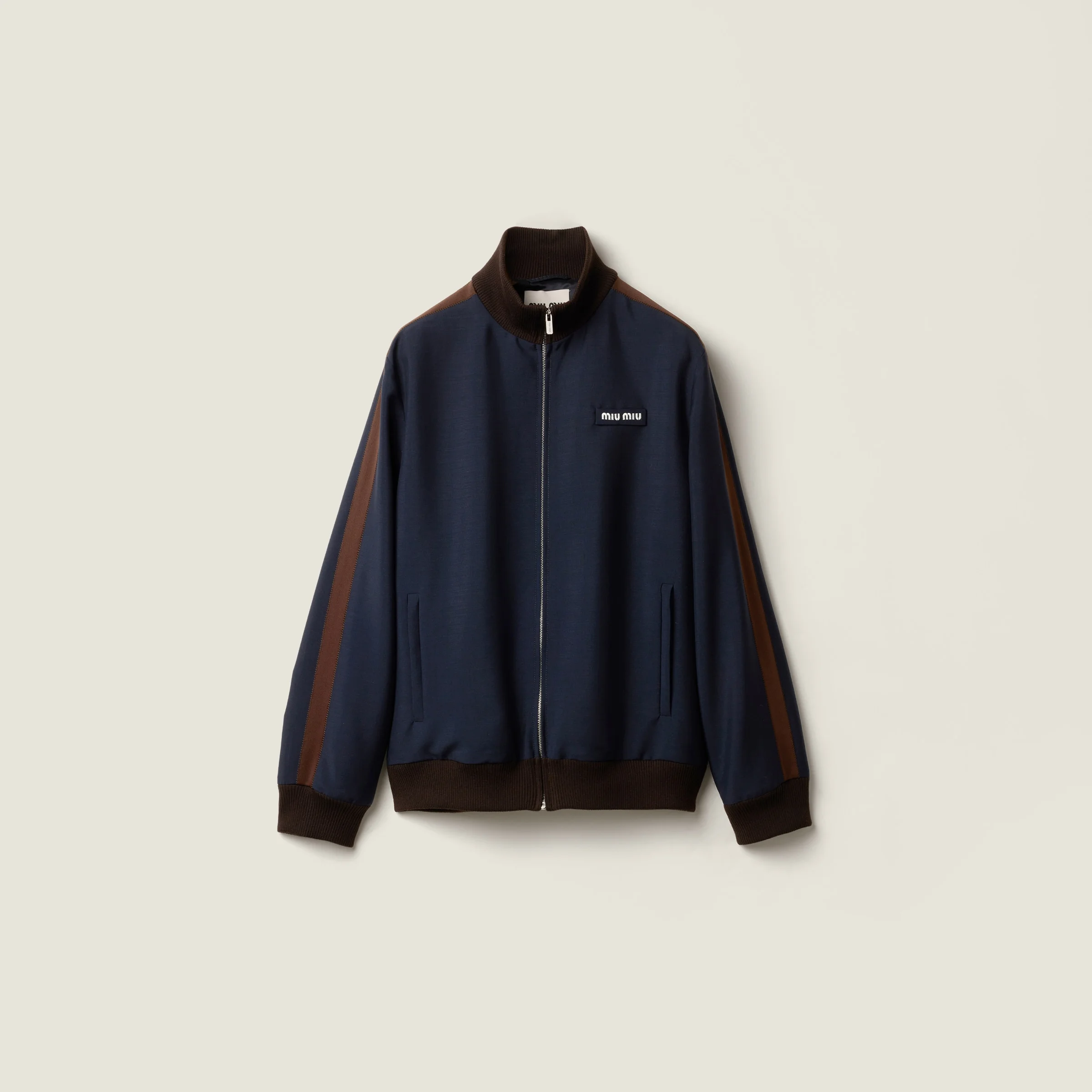 Kid mohair blouson jacket - 1