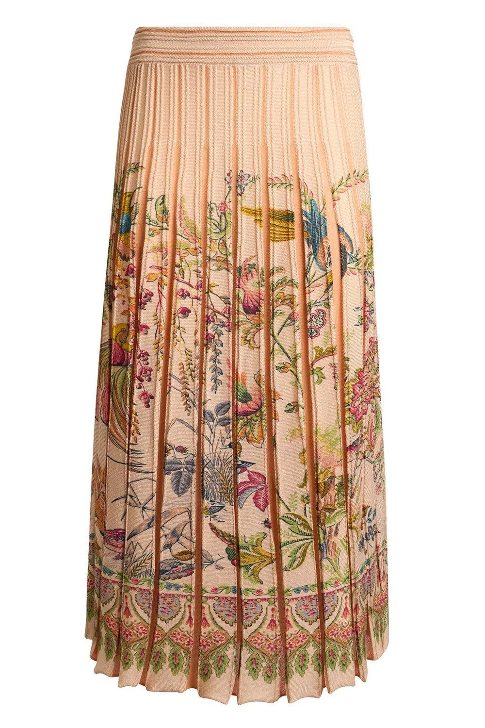 Knee-Length Knit Skirt - 1