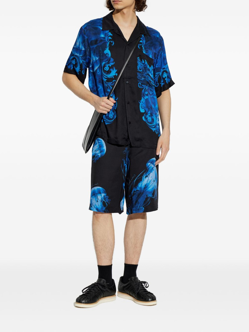 VERSACE JEANS COUTURE jellyfish-print shorts outlook