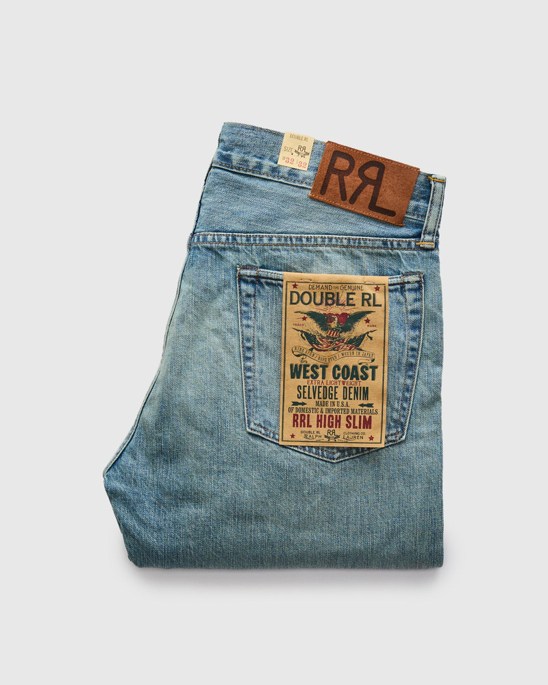 RRL by Ralph Lauren "Lawton Wash" 11oz Selvedge Denim - High Slim Fit outlook