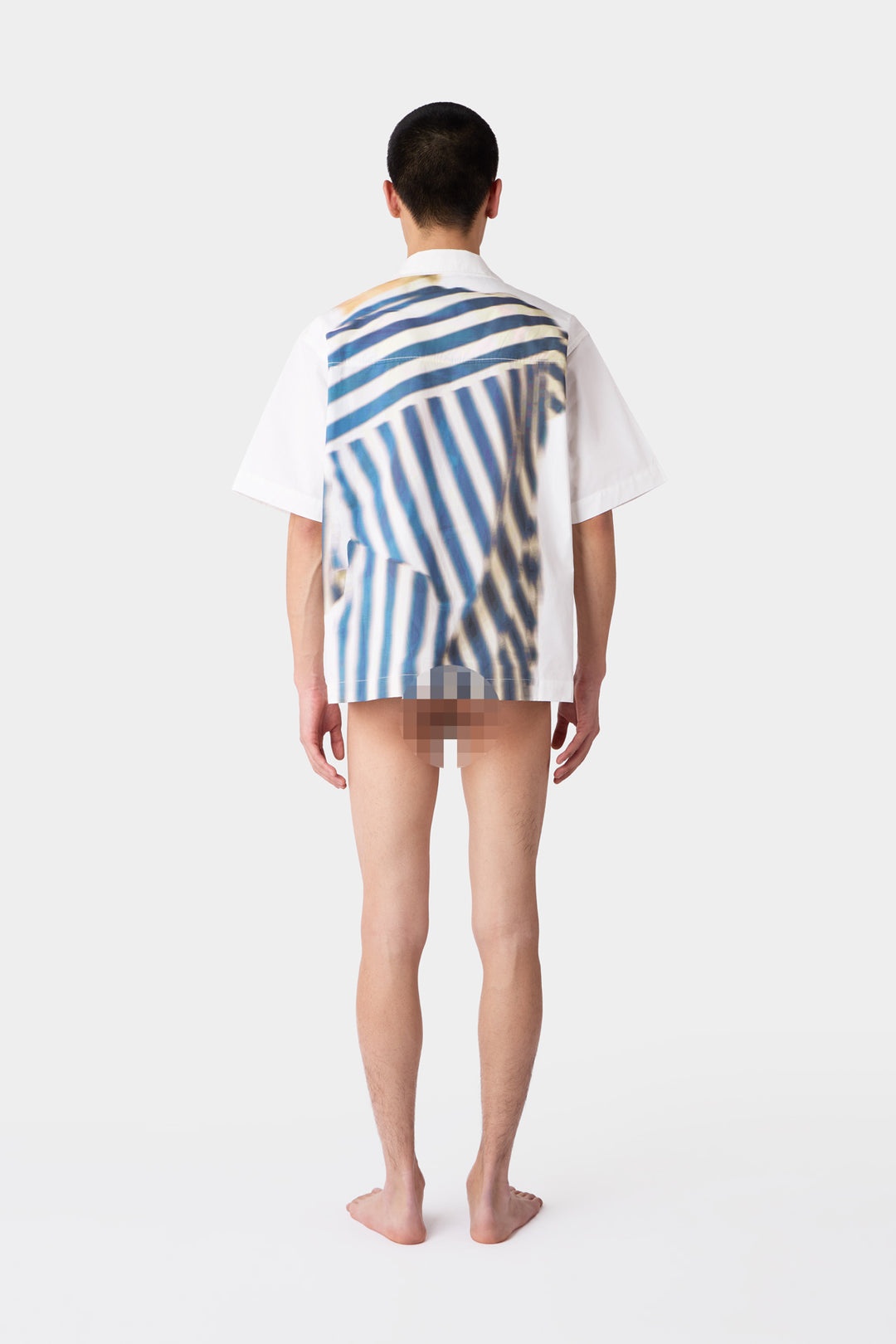 'CUORE DI PIETRA' SHORTSLEEVE SHIRT / off white & multicolor - 6