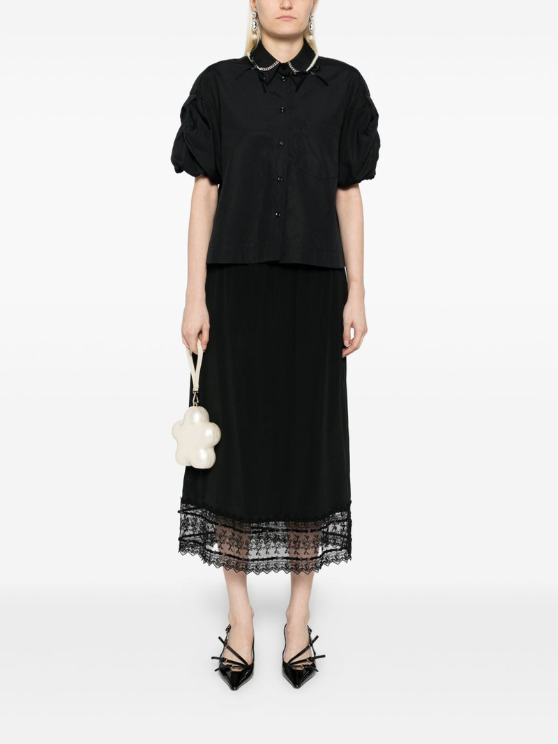 Simone Rocha lace-hem skirt outlook