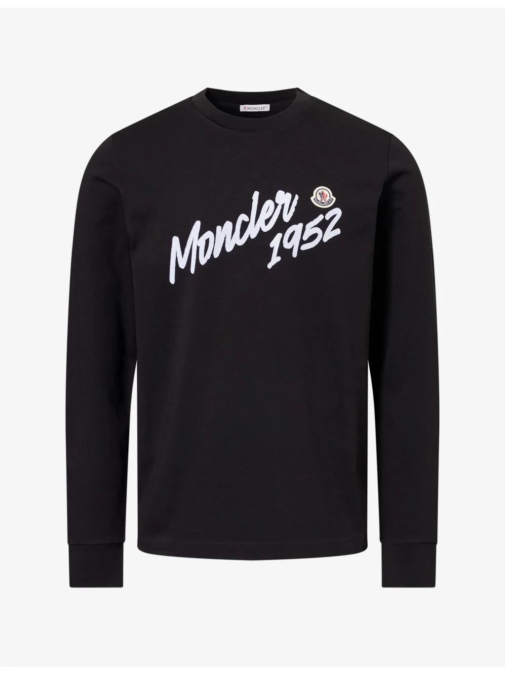 Scribble Logo-Print Long-Sleeve Cotton T-Shirt - 1