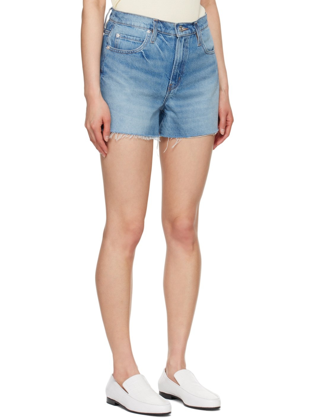 Blue 'The Vintage Relaxed' Denim Shorts - 2