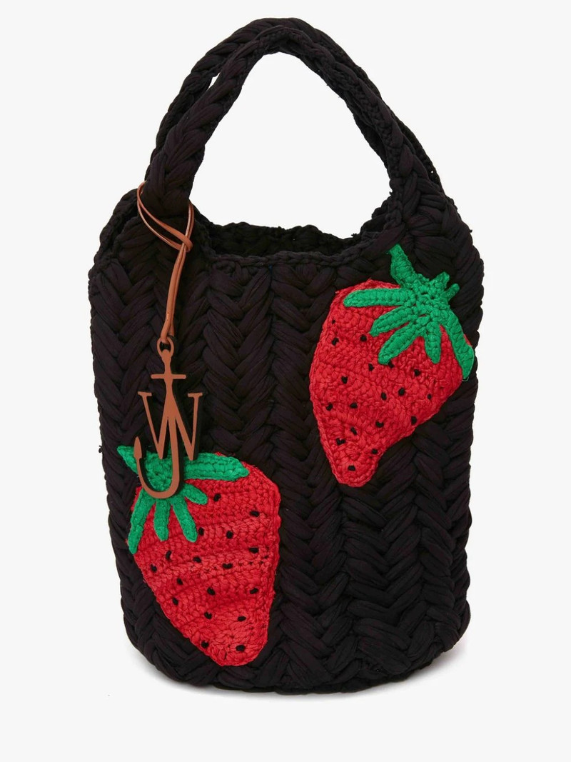 STRAWBERRY KNITTED SHOPPER 1