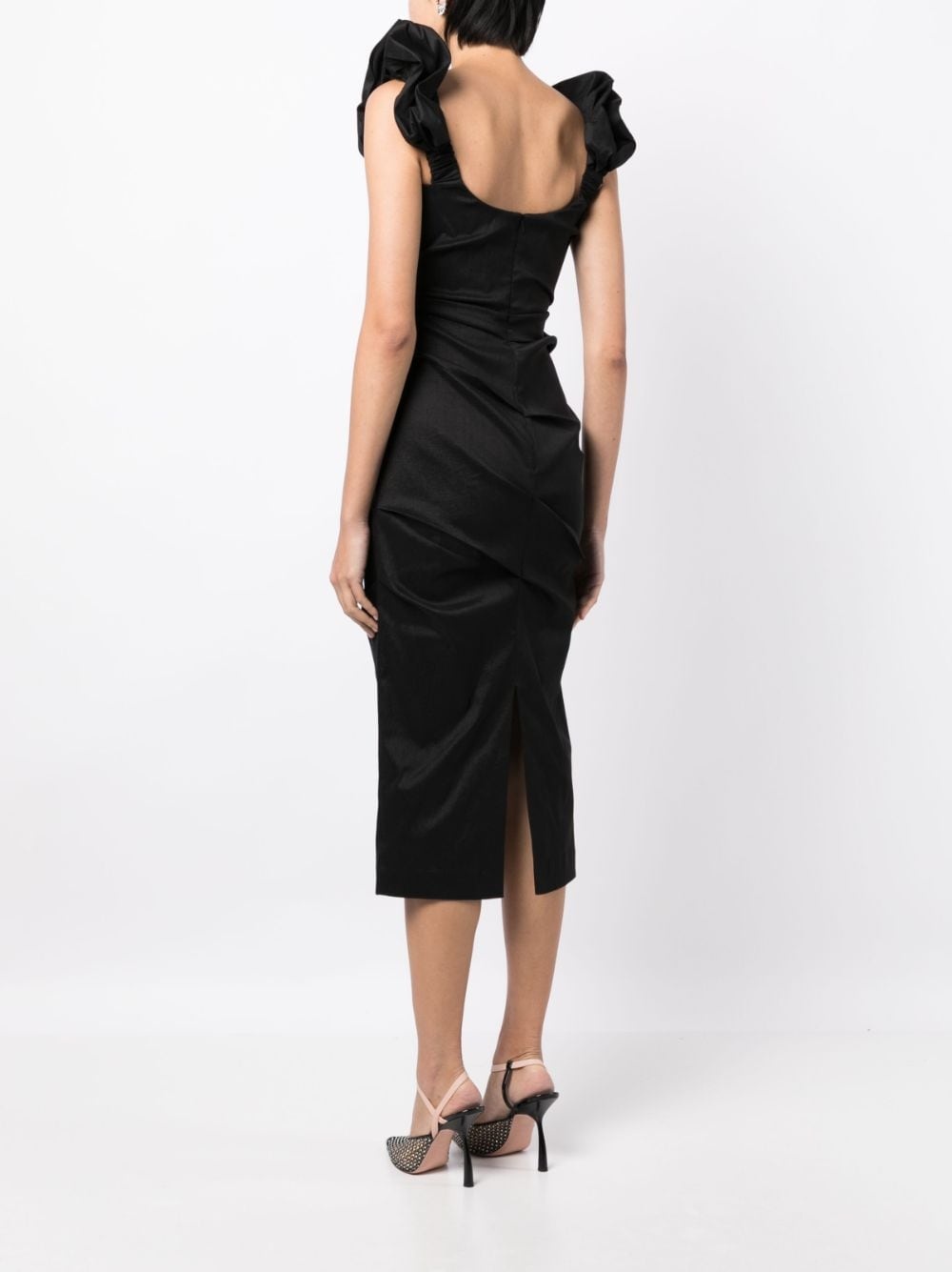 Kalina draped sleeveless dress - 4