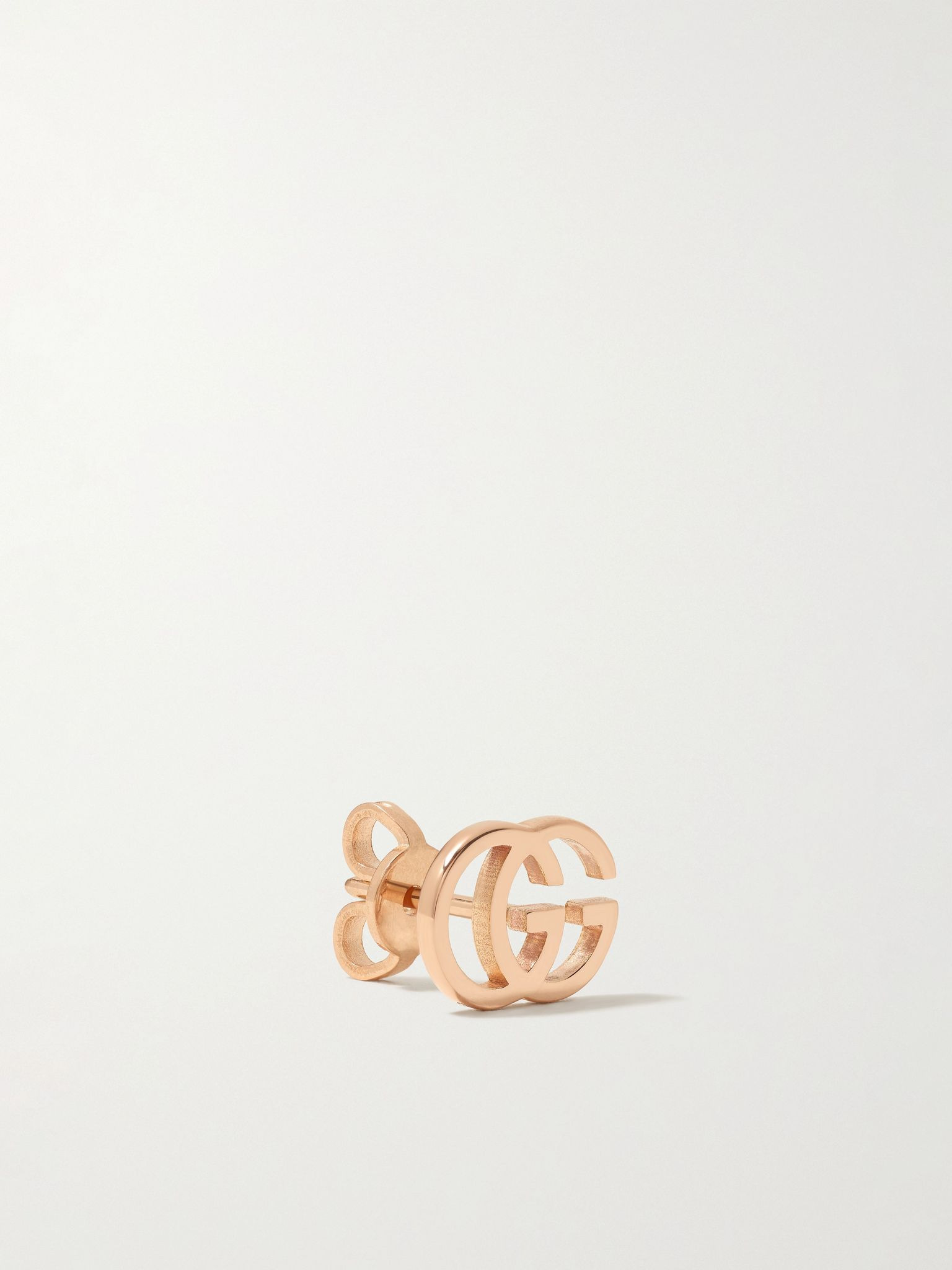 Gucci 18-karat rose gold earrings Gold - 3