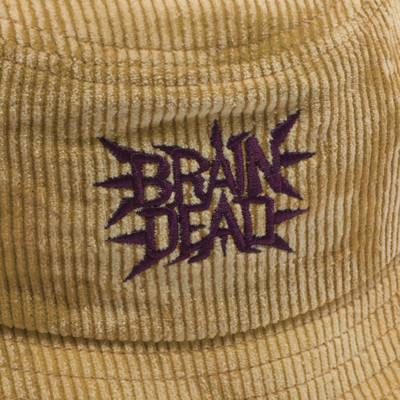 BRAIN DEAD Brain Dead Spikey Bleached Cord Bucket Hat outlook
