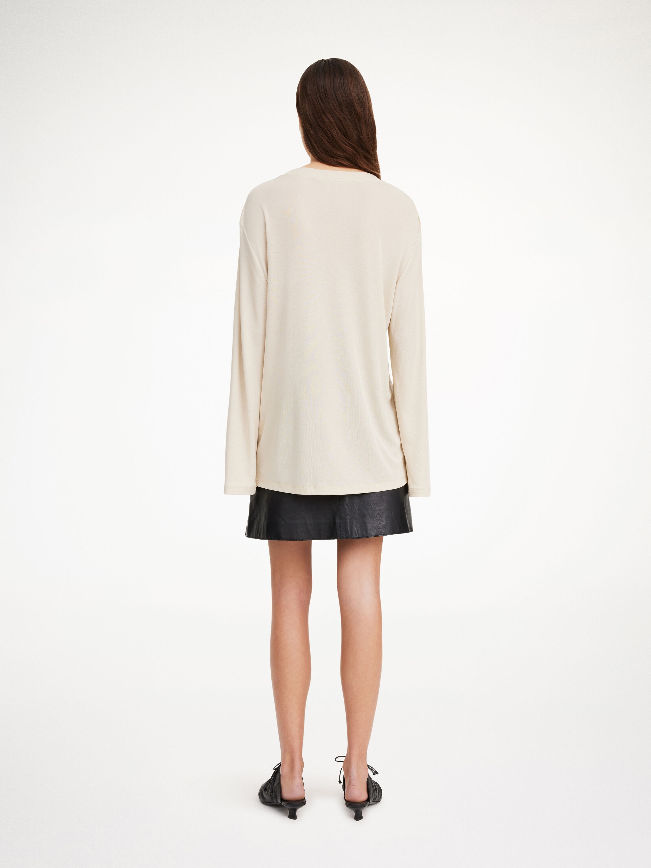 Coras leather mini skirt - 3