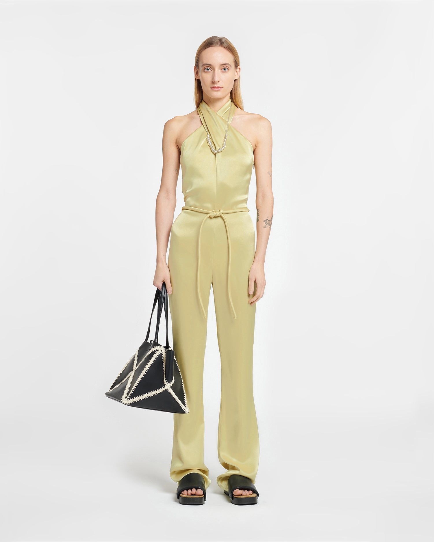 Slip Satin Jumpsuit - 2