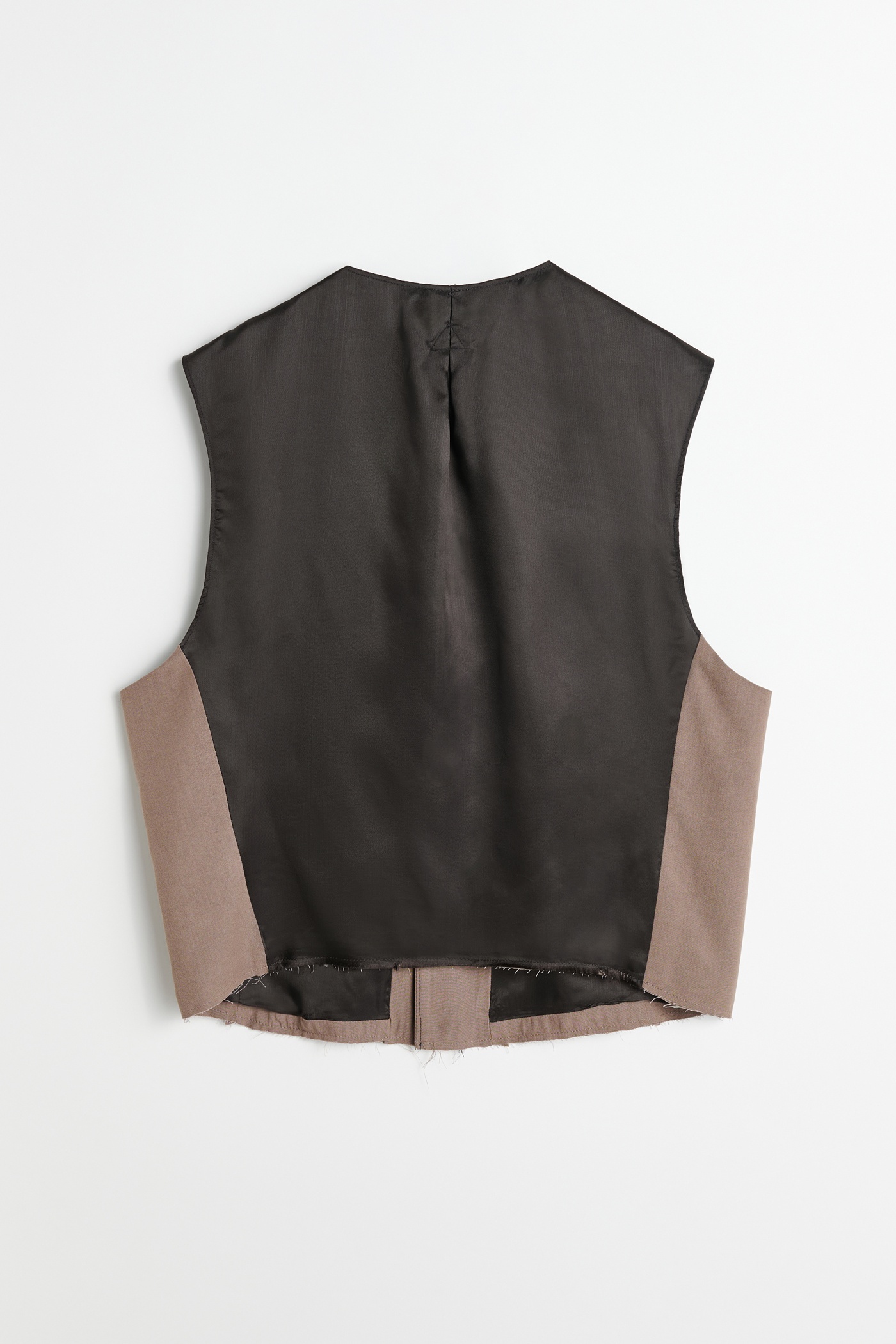 Cut Waistcoat Muddy Lavender Lyo Wool - 7
