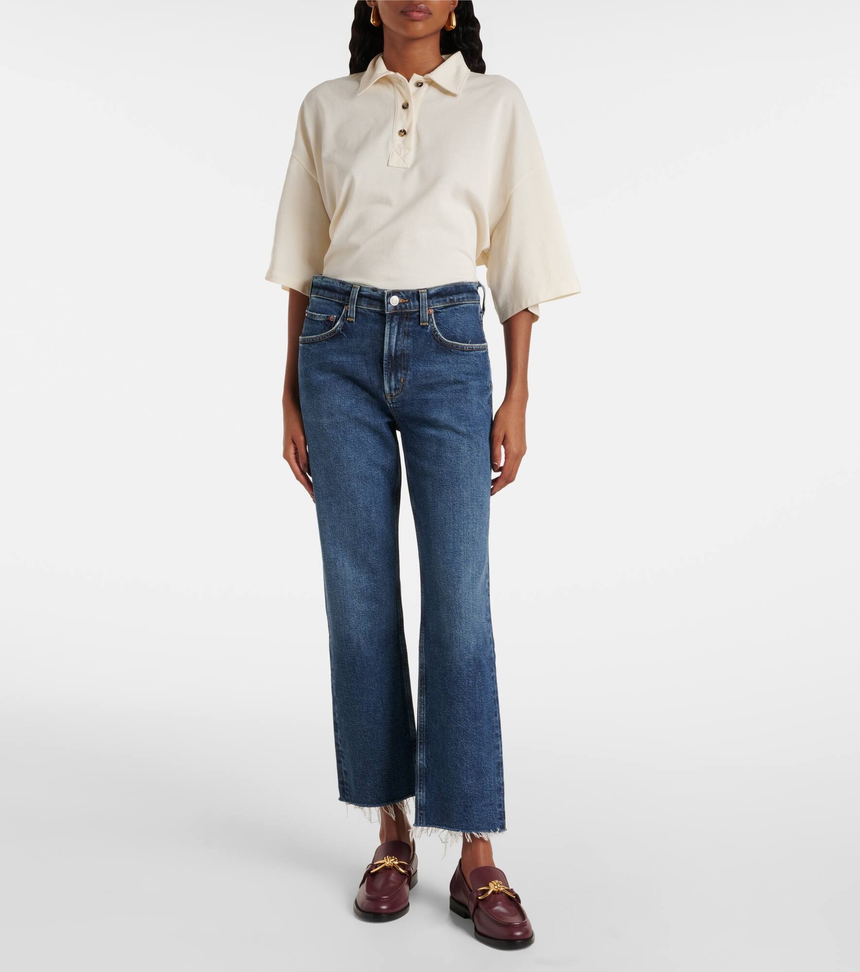 Valen mid-rise straight jeans - 7