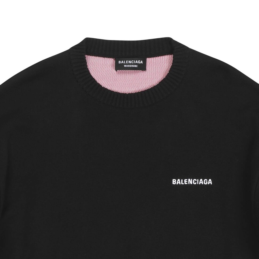 BALENCIAGA Men's Political Campaign Sweater in Black